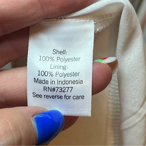 #97 NINE WEST GATHERED WAIST STRIPED HALTER MAXI DRESS SIZE XL - Picture 6 of 6